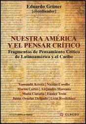 Papel NUESTRA AMERICA Y EL PENSAR CRITICO FRAGMENTOS DE PENSA  MIENTO CRITICO DE LATINOAMERICA Y E