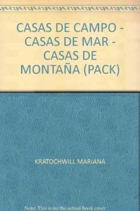 Papel CASAS DE CAMPO / CASAS DE MAR / CASAS DE MONTAÑA [PACK 3 LIBROS] (CARTONE)