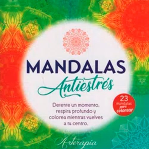 Papel MANDALAS ANTIESTRES (COLECCION REIKI) [23 MANDALAS PARA COLOREAR]