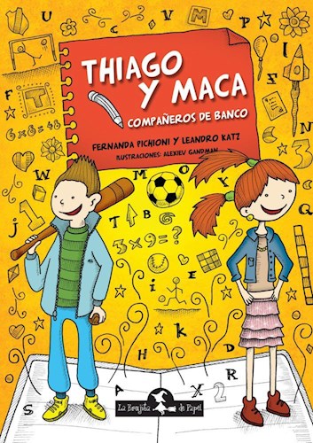 Papel THIAGO Y MACA 1 COMPAÑEROS DE BANCO
