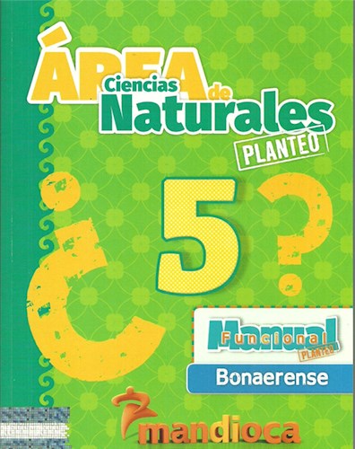 Papel AREA DE CIENCIAS NATURALES 5 (BONAERENSE) (SERIE PLANTEO) (NOVEDAD 2017)
