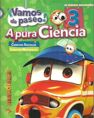 Papel A PURA CIENCIA 3 (CIENCIAS SOCIALES / CIENCIAS NATURALES) (SERIE VAMOS DE PASEO) (NOVEDAD 2017)