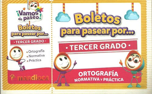 Papel BOLETOS PARA PASEAR POR TERCER GRADO (SERIE VAMOS DE PASEO) (NOVEDAD 2017)