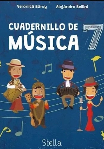 Papel CUADERNILLO DE MUSICA 7 STELLA (NOVEDAD 2021)