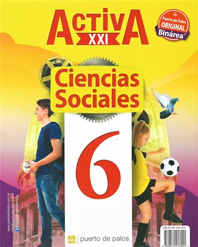 Papel CIENCIAS SOCIALES / NATURALES 6 PUERTO DE PALOS ACTIVA XXI (NACION) (BINAREA) (NOVEDAD 2018)