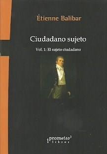 Papel CIUDADANO SUJETO VOLUMEN 1 EL SUJETO CIUDADANO  RUSTICO