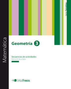 Papel MATEMATICA GEOMETRIA 3 TINTA FRESCA SECUENCIAS DE ACTIVIDADES SERIE TEMATICA (NOVEDAD 2013)