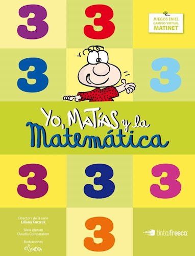 Papel YO MATIAS Y LA MATEMATICA 3 TINTA FRESCA (ANILLADO) (NOVEDAD 2016)