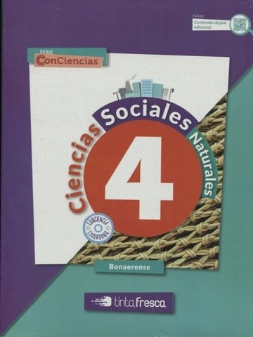 Papel CIENCIAS SOCIALES NATURALES 4 TINTA FRESCA SERIE CONCIENCIAS (BONAERENSE) (NOVEDAD 2017)