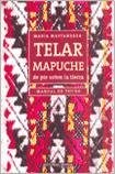 Papel TELAR MAPUCHE DE PIE SOBRE LA TIERRA MANUAL DE TEJIDO