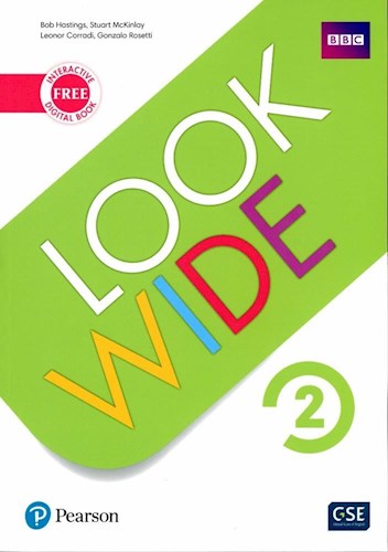 Papel LOOK WIDE 2 STUDENT'S BOOK + WORKBOOK PEARSON (WITH INTERACTIVE FREE DIGITAL BOOK) (NOVEDAD 2019)