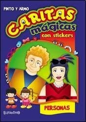 Papel CARITAS MAGICAS CON STICKERS (PERSONAS) (PINTO Y ARMO)