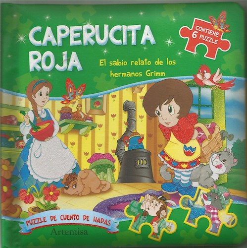 Papel CAPERUCITA ROJA (COLECCION PUZZLE DE CUENTO DE HADAS) (CONTIENE 6 PUZZLE) (CARTONE)
