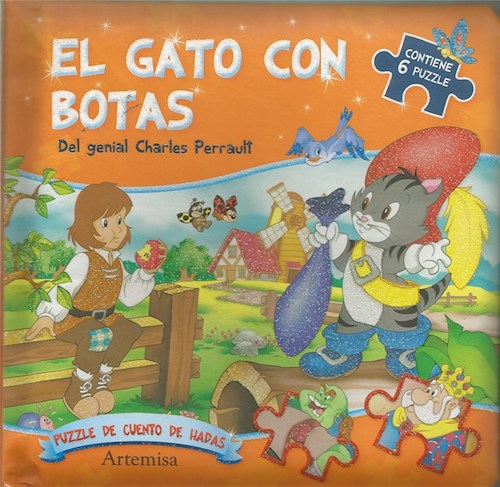 Papel GATO CON BOTAS (COLECCION PUZZLE DE CUENTO DE HADAS) (CONTIENE 6 PUZZLE) (CARTONE)