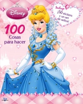 Papel DISNEY PRINCESA 100 COSAS PARA HACER (INCLUYE 50 STICKERS Y UN SET DE SELLOS)