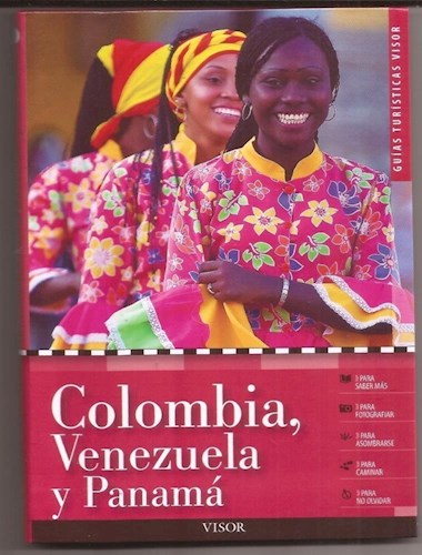 Papel COLOMBIA VENEZUELA Y PANAMA (GUIAS TURISTICAS VISOR)