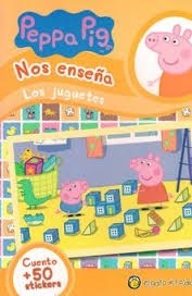 Papel PEPPA PIG NOS ENSEÑA LOS JUGUETES [CUENTO Y MAS DE 50 STICKERS] (MIS PERSONAJES FAVORITOS)