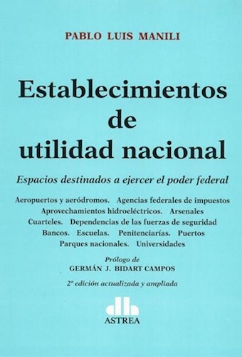 Papel ESTABLECIMIENTOS DE UTILIDAD NACIONAL (2 EDICION ACTUALIZADA Y AMPLIADA)