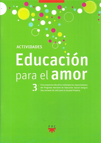 Papel EDUCACION PARA EL AMOR 3 ACTIVIDADES S M (NOVEDAD 2018)