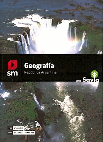 Papel GEOGRAFIA S M SAVIA REPUBLICA ARGENTINA (NOVEDAD 2019)