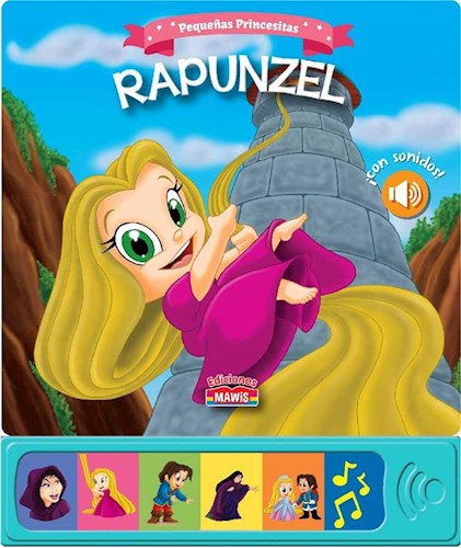 Papel RAPUNZEL (LIBRO CON SONIDO) (PEQUEÑAS PRINCESITAS) (CARTONE)