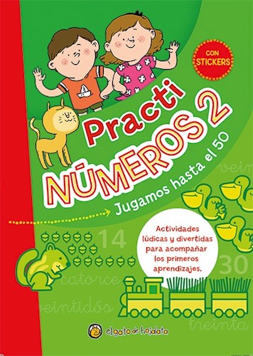 Papel PRACTINUMEROS 2 JUGAMOS HASTA EL 50 [CON STICKERS] (COLECCION PRACTILETRAS Y NUMEROS)