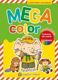 Papel MEGA COLOR 1 LIBRO PARA COLOREAR [MAS DE 300 DIBUJOS] (COLECCION MEGA DIVERSION)