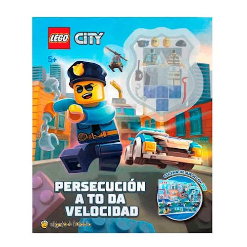 Papel PERSECUCION A TODA VELOCIDAD [JUEGA EN TU PROPIA CIUDAD LEGO C/ ESCENARIO 3D] (LEGO CITY) (CARTONE)