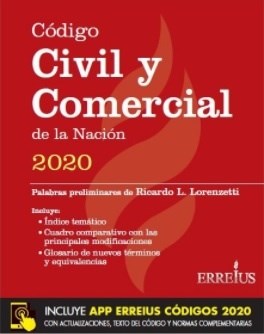 Papel CODIGO CIVIL Y COMERCIAL DE LA NACION 2020 [INCLUYE APP ERREIUS CODIGOS 2020]
