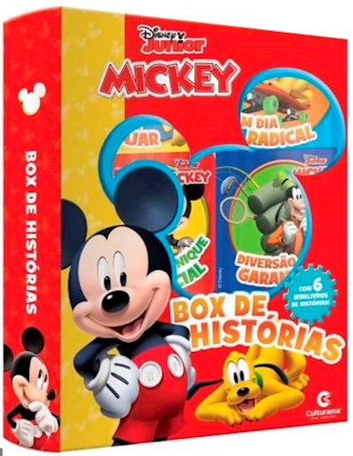 Papel MICKEY (COLECCION MI PEQUEÑA BIBLIOTECA) (CON 6 MINILIBROS DE CUENTOS) (CARTONE)