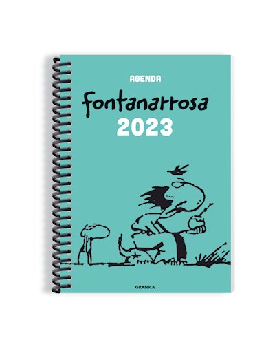 Papel AGENDA 2023 FONTANARROSA [TAPA VERDE] [DOS HOJAS POR SEMANA] [ANILLADO] (CARTONE)