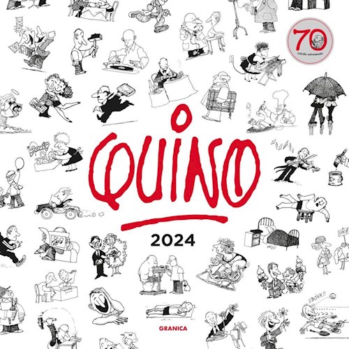 Papel CALENDARIO PARED 2024 QUINO EDICION 70 ANIVERSARIO