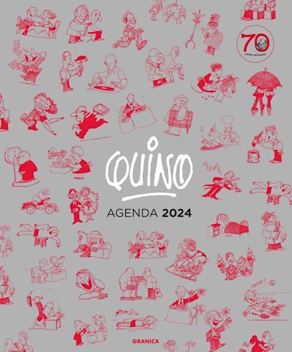 Papel AGENDA 2024 QUINO EDICION 70 ANIVERSARIO [TAPA GRIS] (CARTONE)
