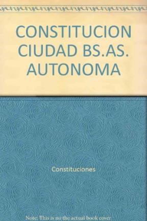 Papel CONSTITUCION DE LA CIUDAD DE BUENOS AIRES 1996