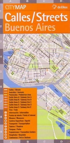 Papel BUENOS AIRES CALLES/STREETS (CITY MAP)