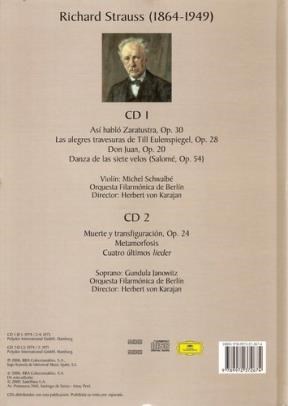 Papel RICHARD STRAUSS (2 CDS) (CARTONE) (DEUTSCHE GRAMMOPHON)