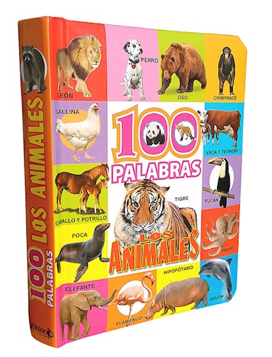 Papel 100 PALABRAS LOS ANIMALES (ACOLCHADO) (CARTONE)