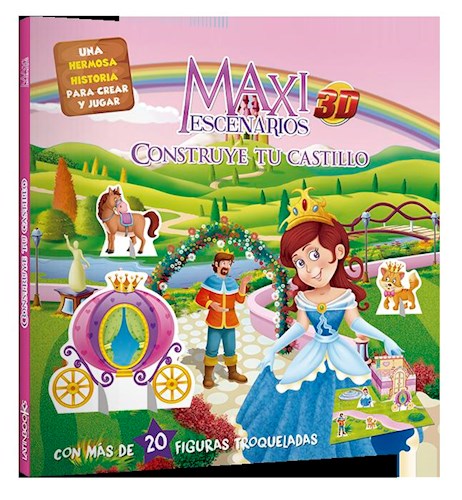 Papel CONSTRUYE TU CASTILLO 3D (CON MAS DE 20 FIGURAS TROQUELADAS) (COLECCION MAXI ESCENARIOS) (CARTONE)