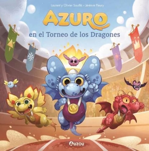 Papel AZURO EN EL TORNEO DE LOS DRAGONES (COLECCION MIS GRANDES ALBUMES) [ILUSTRADO] (CARTONE)