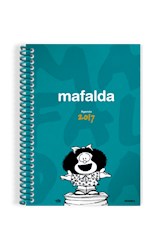 Papel AGENDA MAFALDA 2017 (TAPA VERDE) (ANILLADA) (CARTONE)