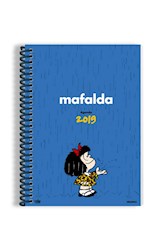 Papel AGENDA 2019 MAFALDA (TAPA AZUL) (ANILLADA) (CARTONE)