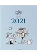 Papel AGENDA 2021 QUINO [TAPA AZUL CLARO] [DOS HOJAS POR SEMANA] (ENCUADERNADA) (CARTONE)