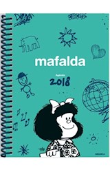 Papel AGENDA 2018 MAFALDA (TAPA VERDE) (ANILLADA) (CARTONE)