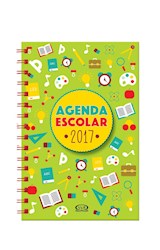 Papel AGENDA ESCOLAR 2017 (VERDE) (CARTONE ANILLADA)
