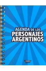 Papel AGENDA DE LOS PERSONAJES ARGENTINOS [ANILLADA CELESTE]