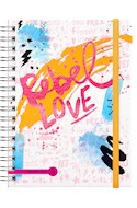 Papel AGENDA 2020 REBEL LOVE [LINEA COOL LOVE] [DOS DIAS POR PAGINA] [CON MARCAPAGINAS] (ANILLADA) (CART.)