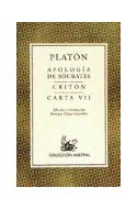 Papel CRITON - APOLOGIA DE SOCRATES - CARTA VII (COLECCION AUSTRAL 164)