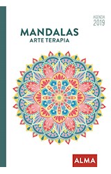 Papel AGENDA 2019 MANDALAS ARTE TERAPIA (12 POSTALES + MARCAPAGINAS + HOJAS DE NOTAS) (CARTONE)