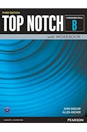 Papel TOP NOTCH FUNDAMENTALS B STUDENT'S BOOK WITH WORKBOOK PEARSON (3 EDITION)