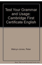 Papel TEST YOUR GRAMMAR AND USAGE CAMBRIDGE FIRST CERTIFICATE [TEST YOUR] (PENGUIN ENGLISH GUIDES)